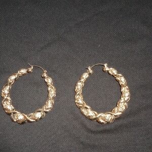 Elegant Gold Hoop Earrings